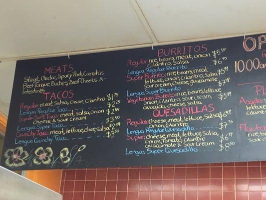 Mi Familia Market Menus