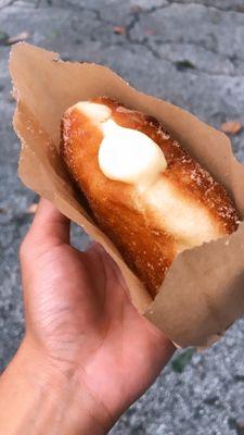 Vanilla creme donut