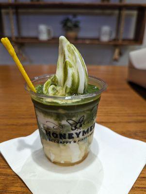 Matcha affogato