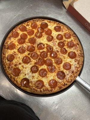 Pepperoni pizza