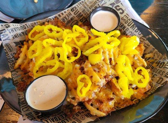 Waffle Cheese Fries