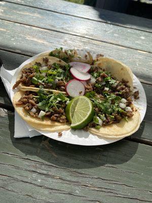 Carne asada tacos