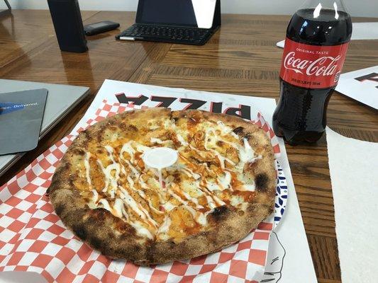 Buffalo chicken pizza