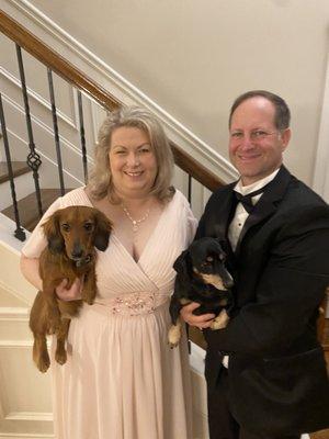 Ready for the Pawmetto Lifeline Fur Ball.  It is a privilege to sponsor this wonderful event to help save lives.