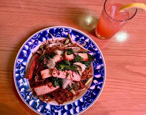 Char siu noodles