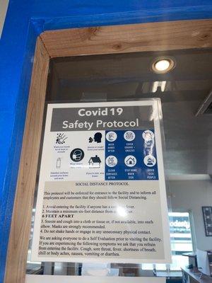 COVID protocols very nice and clean. The employees go above and beyond to