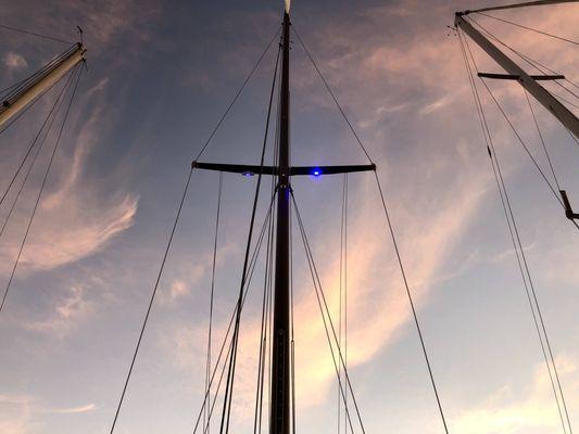 New mast lighting