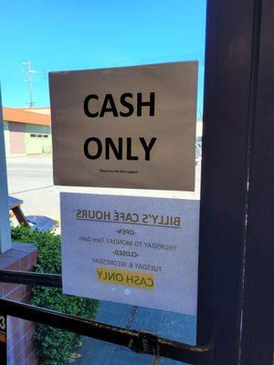 Cash only so bring cash with you to dine here.