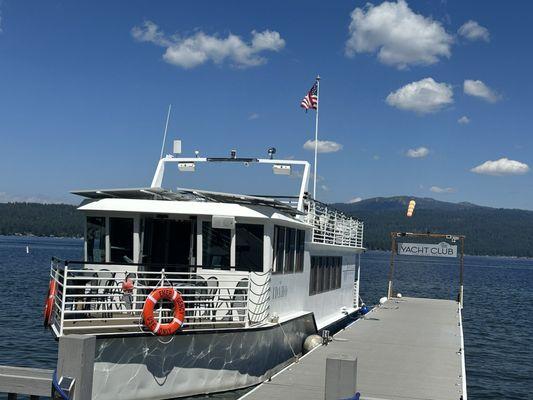 The Idaho at dock