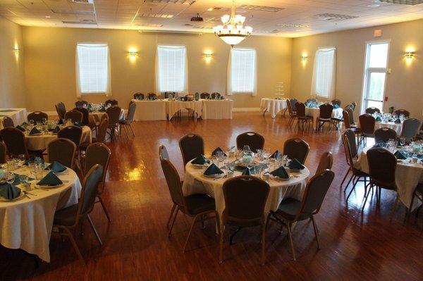 Let us help you organize a beautiful reception!