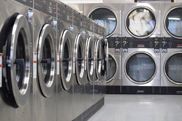 Larger and efficient washers and dryers