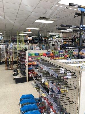 Wide selection of sporting goods!