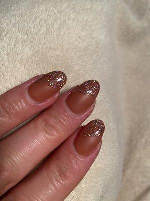 Latest creation: Matte caramel with sugarcoating!