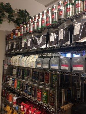 Quite a coffee selection!