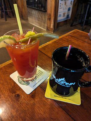 Bloody Mary for $7.25. Irish Coffee for $8.50.