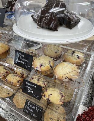 Scones cookies and brownies!