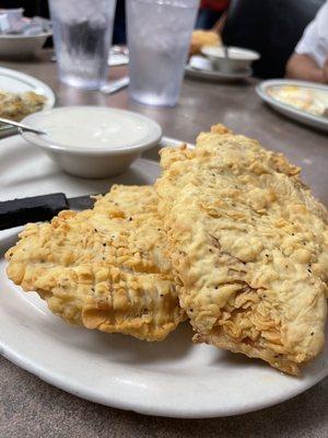 Fried pork chops