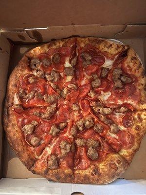 12" Pepperoni Blowout added sausage