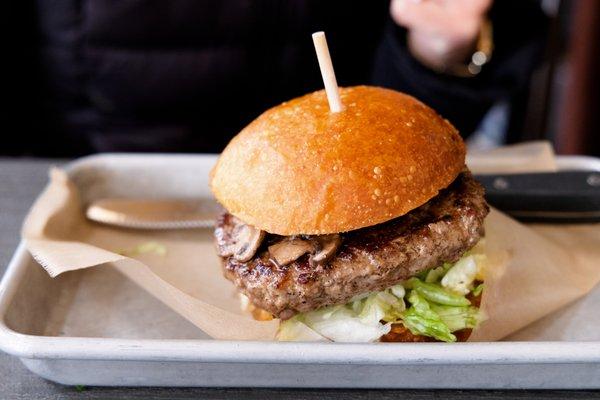 mushroom burger