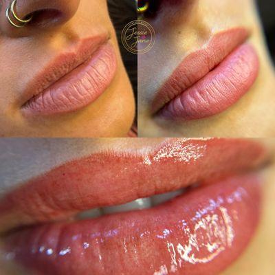 Natural lip blush