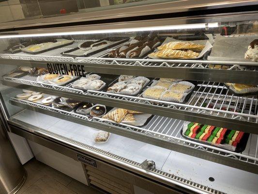 Rainbow, cookies, turnovers, and variety of pastries