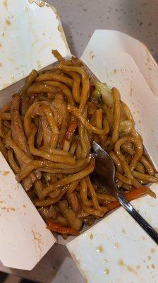 Chicken lo mein