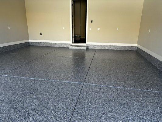 Epoxy garage floor