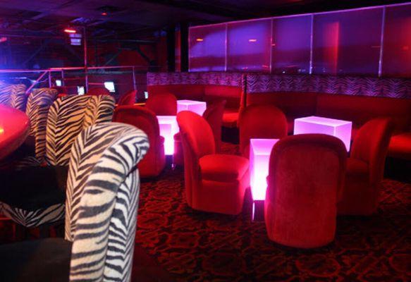 The ruby lounge upstairs VIP bar for members only.