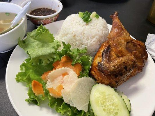 Fried Chicken with Rice