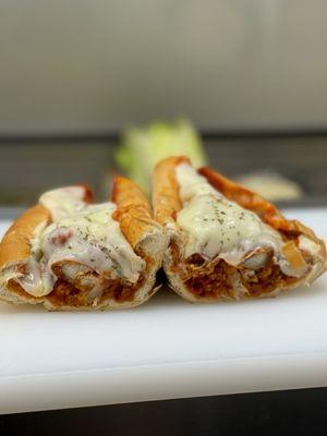 Mouth watering Chicken Parm Sub