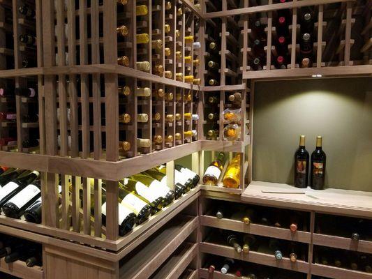 Walnut racks at a home in St. Helena