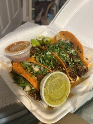 Birria tacos