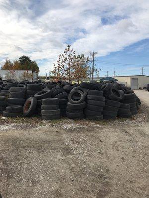 Tire graveyard