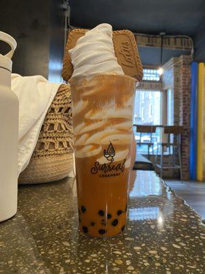 Thai tea Float-Tea