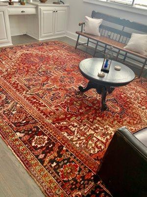 Preferred Carpet Cleaner cleaned our old oriental rug.