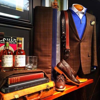 Display: Romualdo Custom Sport Coat collaboration with Remus Bourbon.