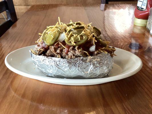 Brisket Stuffed Potato