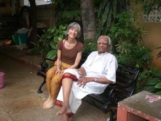 BKS Iyengar and Peggy Kelley