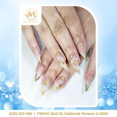 Dress your fingertips in elegance and let them do the talking! 
Nails that make a statement, because details matter.