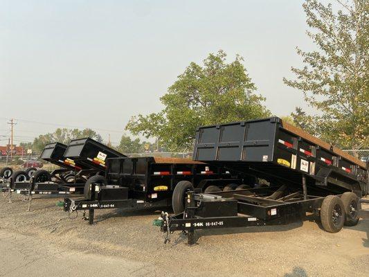 Brand new 2021 trailers and equipment