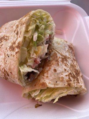 Steak and Cheese Burrito