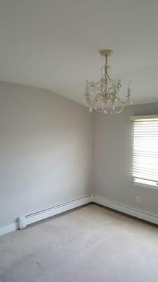 Bedroom finished up by us using Benjamin Moore Regal Select Matte finish.