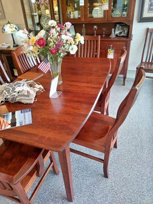 They sell beautiful dining room and kitchen tables.