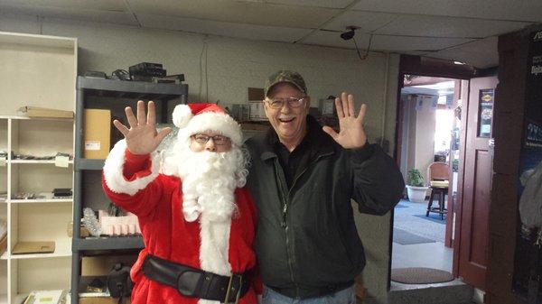 Even Santa Clause comes here for his computer service and cell phone needs. Merry Christmas!