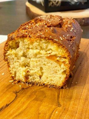 Homemade Peach Sweet Bread