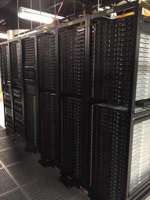 6 racks of servers hosting Call of Duty in Downtown LA