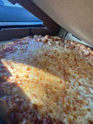 Large cheese pizza