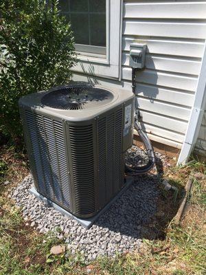 Our brand new air conditioner, yay!