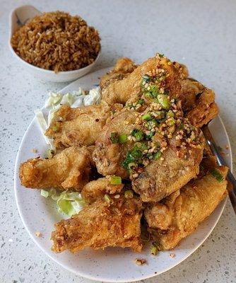 Best Salted pepper chicken wings in town.