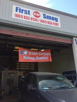 First Stop Smog Test Only